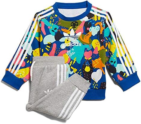 Amazon Co Jp Adidas アディダスオリジナルス マルチアート スウェット スウェットパンツ セットアップ Ed7711 上下セット ギフト プレゼント ベビー キッズ 100cm Multi Ed7711 服 ファッション小物