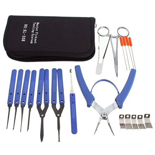 Bullkeys Brand New Master Tooling Full Set of Lock Broken Key Extractor Locksmith Tool