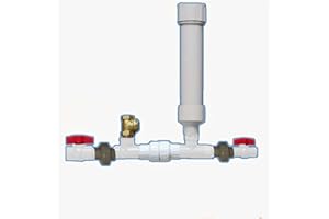 Hydraulic Ram Pump, No Power Required, water flow Use Only, Pump Water Without Fuel or Electricity (1/2(0.5)")