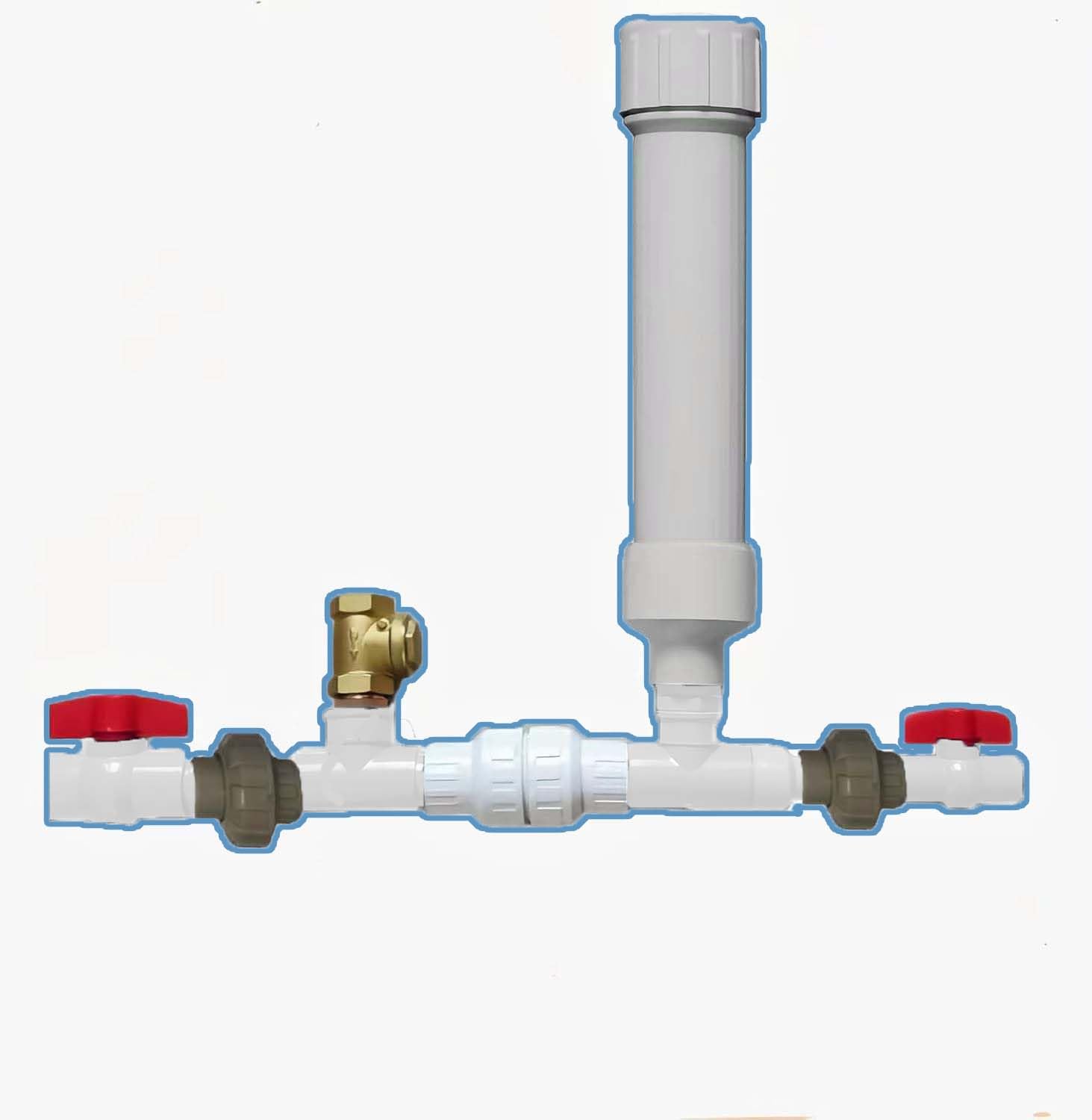 Photo 1 of Hydraulic Ram Pump, No Power Required, water flow Use Only, Pump Water Without Fuel or Electricity (1/2(0.5)")