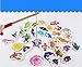 Zhisheng You Wooden 32-Piece Fishes Basic Educational Development Wooden Magnetic Bath Fishing Travel Table Game, Birthday Gift Toy for age 3 4 5 Year Old Kid Children Baby Toddler Boy Girl Magnet Toy