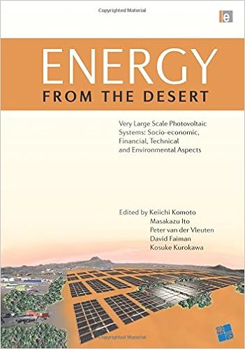 Energy From The Desert Very Large Scale Photovoltaic