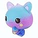 Squishies Jumbo Ice Cream Cat, VLAMPO Slow Rising Stress Relief Squishy Toys Super Soft Kawaii Scented Decoration Toys Squishy Fun Collection for Kids & Adults (Galaxy Purple)