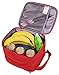 MIER Insulated Lunch Box Bag Expandable Lunch Pack for Men, Women, Red