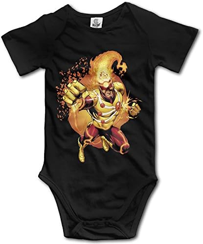 Novelty Firestorm Superheroes American Comic Baby Onesie One Piece Bodysuit