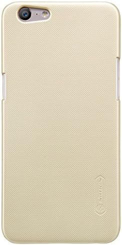 OPPO A57(A39) Case,DISLAND(TM) Frosted Matte Shield Hard Case Back Cover Shell for OPPO A57(A39) With Screen Protector - Retail Packaging,Golden