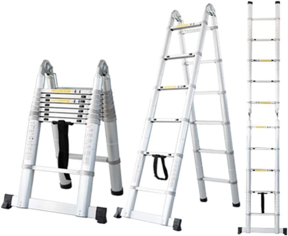 QMFYJ Escaleras, Escalera Telescópica, Escalera Telescópica para Trepar para Trabajos Pesados QMFYJ Escaleras, Escalera Telescópica, Escalera Telescópica para Trepar para Trabajos Pesados