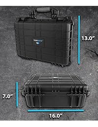 projectorbox Proyector de lente impermeable corta Carry Case para LG Electronics pf1000u Ultra corta Smart Home Theater proyector y accesorios Funda protectora resistente Viajes Diseño