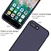iPhone 8 Plus Case, iPhone 7 Plus Case, JASBON Liquid Silicone Phone Case with Free Screen Protector Gel Rubber Shockproof Cover Full Protective Case for Apple iPhone 8 Plus/iPhone 7 Plus-Dark Blue