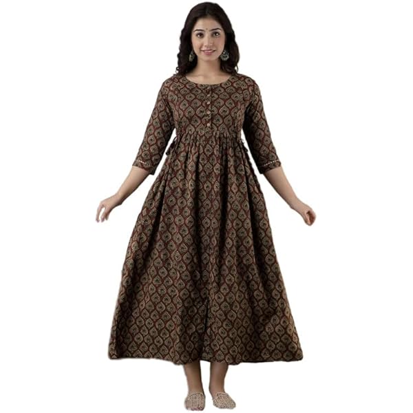Jikonet White Maternity Dress for Women with Nursing Dress with Floral Maxi Maternity  Dress (Indian Dresses), Green, 34 at Amazon Women's Clothing store