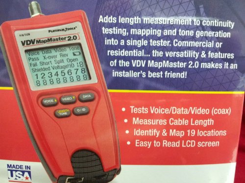 Platinum Tools T119C VDV Clamshell Map Master Tester