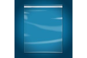 iMailer - 200 Count - 12" x 15" Self Seal Clear Cellophane Bags- Resealable Plastic Poly Cello Bags for Clothing, T-Shirts, Pants