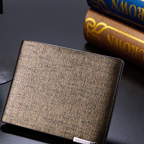 Hattfart Men's Wallet Sleek and Slim Includes ID Window and Credit Card Holder