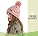 Brook + Bay Pom Pom Beanie Winter Hat for Women - Faux Fur Pompom Warm, Thick & Chunky Soft Cable Knit Hats - Cute & Trendy Cold Weather Knitted Caps - Stylish & Trendy Snow & Ski Beanies for Ladies