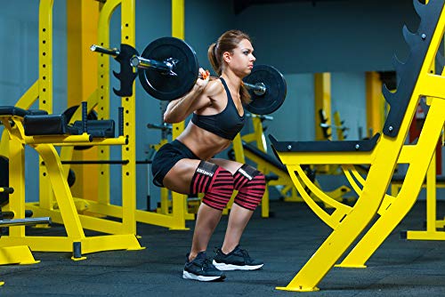 image for RIMSports Knee Wraps for Weightlifting, Powerlifting, Workout & Squats