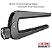 WINGO Wide Guitar Capo Fit for Acoustic Classical Electric Guitars, Bass, Mandolin, Banjos, Ukulele, Black