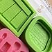 Anyana 3D mini Makeup Tools Loose Powder Eye Shadow silicone mould embossing cake Fondant imprint gum paste mold for Sugar paste fashion cupcake decorating topper decoration sugarcraft set of 3