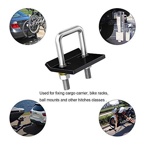Hitch Titan Hitch Tightener, Anti-Rattle Stabilizer Hitch Pin Reduces Noise and Swaying Super Corrosion Resistant Trailer hitch Lock Bolt Receiver Lock Great for Trailers, Carriers and Racks