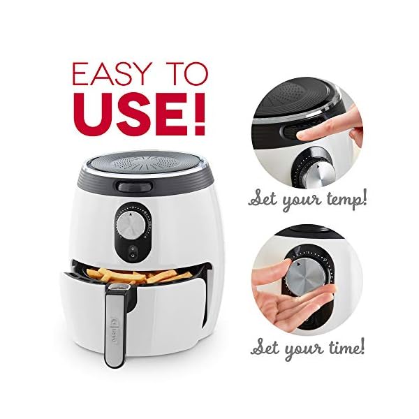 Dash Deluxe Electric Air Fryer + Oven Cooker with Temperature Control