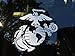 Marine Corps - Eagle Globe & Anchor White Usmc Car Decal Window Stickers (6 X 5.75)