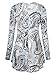 BAISHENGGT Women's Loose Fit Flared Tunic Top Large T06 Grey