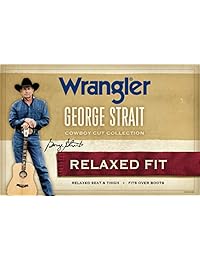 George Strait por Wrangler Jean de corte vaquero grande y alto para hombre