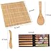 Fu Store Sushi Making Kit Set 9 PCS-Sushi Rolling Mats Rice Paddle Rice Spreader Sushi Roller Bamboo Beginner Sushi Maker