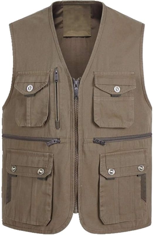Men's Travel Vest Pocket Vest Men's Jacket Amazon.co.uk Clothing