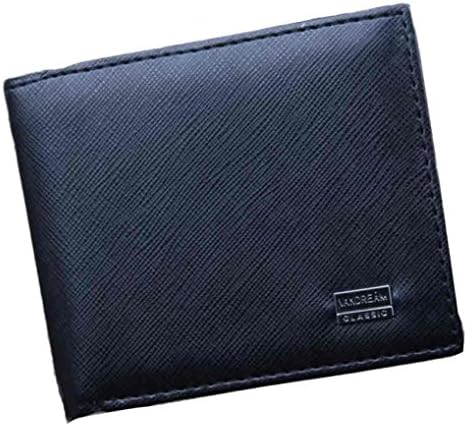 Tootu Men Bifold Business Leather Wallet ID Credit Card Holder Purse Pockets (Black)