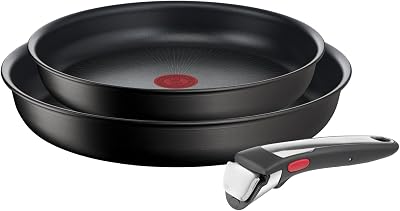 - Ingenio Unlimited On Lot de 2 Poêles 22 et 26 cm -amovible