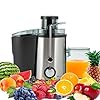 PureMate-600W-NaturoPure-Powerful-Whole-Fruit-and-Vegetable-Juice-Extractor-Centrifugal-Juicer-Machine-with-2-Speed-Settings-BPA-Free-65MM-Wide-Mouth-with-500ml-Juice-Jug-14L-Pulp-Container PureMate Juicer Machines, 600W Whole Fruit and Vegetable Juice Extractor, Centrifugal Juicer Machine, Stainless Steel…