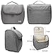 Airlab Travel Hanging Toiletry Bag for men and women, Large Toiletries Organizer, Make up, Cosmetic bag with Handle and Hook, Travel Organizer, Grey