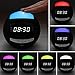 Alarm Clock Radio, Bluetooth Clock, AM FM Radio,USB Chargers, AUX-in, 7 Colored Night Light, Slider Dimmer, Dual Alarms, Sleep Timer, Big Snooze for Bedrooms, Desk, Heavy Sleepers, Kids