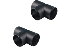 Qikaide 2-Pack T-Shape Heater Duct Tee Connector Diesel Air Heater Warm Air Hose Splitter for RV Van Boat Truck 12V & 24V Com