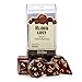 Wiz Dice Blood Lust Set of 7 Polyhedral Dice, Translucent Dark Crimson Red Tabletop RPG Dice with Clear Display Box