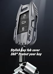 Zinc Alloy Key fob Cover, Key Case Compatible for