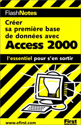 Créer sa première base de données Access 2000