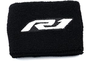 MOWOK Fits For Yamaha YZF R1 R1S YZF-R1 1999-2022 Motorcycle Accessories Brake Fluid Reservoir Cover Sock (White)