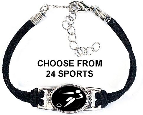 (Choose from 24 Sports) Includes Cheerleading, Hockey, Lacrosse, Soccer, Softball, Volleyball Bracelet