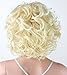 WELLKAGE Short Blonde Curly Wavy Cosplay Marilyn Monroe Wigs ML001