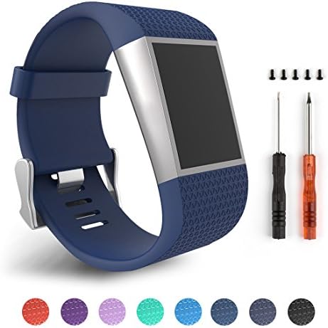 Goorovgi for Fitbit Surge Bands X-Large Large Replacement Band Straps Wristband for Fitbit Surge