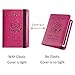 Passport Holder Cover Wallet Travel Essentials RFID Blocking Leather Card Case International Travel Must Haves Travel Accessories for Women Men(101#Purple)