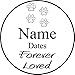 Personalized Engraved Pet Memorial Step Stone 7.5