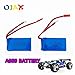 2pcs LiPo RC Drone Battery 7.4V 1100mah Battery for Wltoys A949 A959 A969 A979 K929 RC Helicopter Airplane Car Boat Replacement