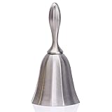 Metal Tea Hand Bell, Christmas Jingle Bell Gold
