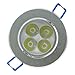 Lemonbest Dimmable 4X1W 110V Cool White Led Ceiling Light Downlight Recessed Cabinet Lighting Fixture