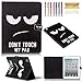 iPad 2/3/4 Case, Dteck(TM) Slim-Fit Folio Leather [Card Slots/ Money Holder] Smart Cover with [Auto Sleep/Wake Feature] for Apple iPad 2/iPad 3/iPad 4 (01 Don't Touch My Pad)