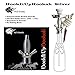 HookItUpHookah Universal Bottle Hookah Stem Kit By Al Moonla - Silver