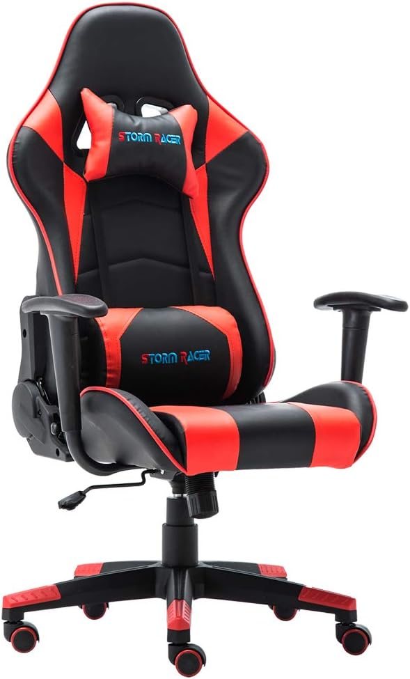 Storm Racer Ergonomic Gaming Chair for PC Video Game Computer Chair