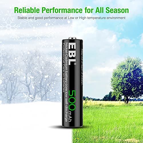 EBL AAA Rechargeable Batteries for Outdoor Solar Lights Replacement 1
